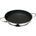 WMF Ceradur Profi Brat-/ Servierpfanne 28 cm Induktion, Cromargan Edelstahl beschichtet, Keramikbeschichtung, Edelstahlgriff, backofenfest