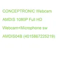CONCEPTRONIC Webcam AMDIS 1080P Full HD Webcam+Microphone sw AMDIS04B (401586722