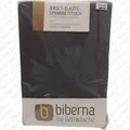 Biberna Spannbettlaken Jersey-Elastic 140-160/220 cm silber/grau
