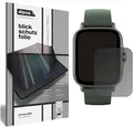 dipos I Blickschutzfolie kompatibel mit Amazfit GTS 2e Display-Schutzfolie matt mit 4-Wege Sichtschutz-Effekt (bewusst Kleiner als das Glas, da Dieses gewölbt ist)