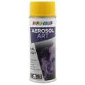 DUPLI-COLOR AEROSOL ART RAL 1021 rapsgelb seidenmatt 400 ml, Spraylack für vielseitigen Einsatz, schnelltrocknend, hohe Deckkraft, für Innen- und Außenbereiche geeignet