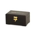 AFH Webshop Schwarze Geschenkbox Aufbewahrungsbox für QiGong Kugeln