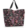 reisenthel shopper XL, Einkaufstasche, Tragetasche, Paisley Black, 35 L, ZU7064 - Schwarz