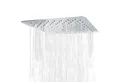 Schulte Kopfbrause eckig 40x40 cm, Regendusche schwenkbar Chromoptik