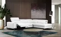 CALIA ITALIA Ecksofa Benja, Designsofa mit erstklassigen Komfortfunktionen zum Wohlfühlen, in Leder, mit elektrischer Relaxfunktion