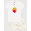 PETIT BATEAU Pyjama in Weiß - 152