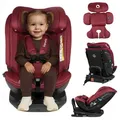 Lionelo Bastiaan RWF i-Size Kindersitz 0-36 kg ISOFIX 360° Autositze Kinderautositze - Rot - Rot