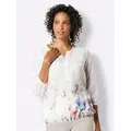 creation L Klassische Bluse Schlupf-Bluse beige 38