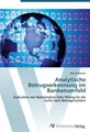 Analytische Betrugserkennung im Bankenumfeld Patrick Reolon