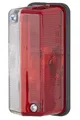 HELLA 2XS 005 020-057 Umrissleuchte - Begrenzungsleuchte - Anhänger - Wohnwagen - Halogen - 12V - Anbau - ECE/ADR/GGVS - Lichtscheibenfarbe: glasklar/rot - seitlicher Anbau