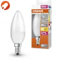 OSRAM E14 LED SUPERSTAR Lampe Kerzenform dimmbar matt 5.7W wie 40'W warmweiß