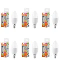 6er sparpack OSRAM E14 LED SUPERSTAR Lampe Kerzenform dimmbar matt 5.7W wie 40W