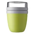 Rosti Mepal Ellipse, Brotdose, Erwachsener, Limette, Polypropylen (PP), Einfarbig, Rund