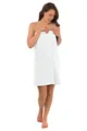Damen Saunakilt Sauna Kilt schlingenfest wewofashion by Otto Werner 3537T Weiß