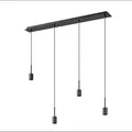 OSRAM LED Pendelleuchte Design Needle Linear 4×E27 Grau