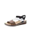 Rieker Damen - Sandalen & Flip Flops V3670-64 beige Kombi / 64 Gr.40