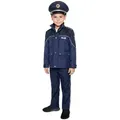 Maskworld Polizei-Kostüm Polizei - Karnevalskostüm Faschingskostüm Kinder, Originalgetreues Polizistenkostüm von MASKWORLD blau 152 | 152