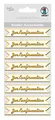 Ursus 564000146 - Kreativ Accessoires, zur Konfirmation, gold, 8 Stück, selbstklebend, aus verschiedenen hochwertigen Materialien, zum Verzieren und Dekorieren von Scrapbooking, Karten und Geschenke