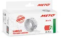 Original Meto Preisauszeichner Etiketten (26x16 mm, 2-zeilig, 6.000 Stück, fluor rot, wiederablösbar, Preisetiketten für Meto, Contact, Sato, Avery, Tovel, Samark etc.)