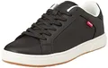 LEVI'S Herren Piper Sneakers, Black, 40 EU