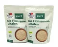 2x DOPPELHERZ Bio Flohsamenschalen pure Pulver 200 G