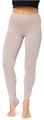 Bellivalini Damen Thermo Leggings Gefüttert mit Fußschlaufe für Winter Warme Apre Ski BLV50-321 (Caffelatte, S)