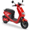 Elektroroller Blu:s Stalker XT2000 - E-Roller mit 950 Watt Motor, max. 25 km/h, Reichweite bis zu 59 km, rot