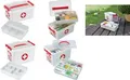 helit Aufbewahrungsbox "the q-line" - Erste Hilfe, 22 Liter Maße: (B)400 x (T)300 x (H)260 mm, aus weißem Kunststoff, - 1 Stück (H6164805)