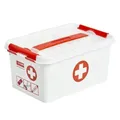 Sunware Q-line Erste Hilfe Set 22L - 40x30x26cm - Erste Hilfe Kasten mit Einsatz - Verbandskasten Zuhause Unterwegs - First aid kit outdoor