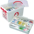 sunware Erste-Hilfe-Box the q-line 22,0 l - 40,0 x 30,0 x 26,0 cm weiß/rot