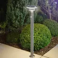 esotec Solar Sensor Wegeleuchte 600 lm Standleuchte Garten Solarleuchte 102597 - Silber