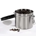 Xavax Kaffeedose Edelstahl 500g für Kaffeepulver Luftdicht Vorratsdose Behälter