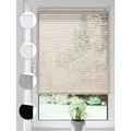 Sonello Jalousie Klemmfix ohne u. mit Bohren 90cm x 130cm Creme Aluminium Jalousette, Klemmfix, Inkl. Halterung für Decken- u. Wandmontage Alu Jalousie Fenster u. Tür, Blickdicht freihängend 90 cm x 130 cm
