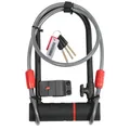 KTraz U17 Fahrradschloss, sehr robust, Stahlbügel, 120 cm langes Kabel, USchl...