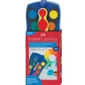 FABER-CASTELL Farbkasten Connector 24 Farben blau
