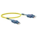 LWL Patchkabel Uniboot, 9/125 μm, OS2-Faser, LC Duplex Stecker/ LC Duplex Stecker, UPC, gelb, 2,0 m