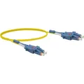 Exertis Connect LWL Patchkabel Uniboot, 9/125 µm, OS2-Faser, LC Duplex Stecker/ LC Duplex Stecker, UPC, gelb, 2,0 m (2 m) (392932)