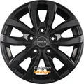 4 Alufelgen MAK LOAD 5 Gloss Black 7x17 ET68 5x118 17 Zoll