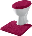 Erwin Müller WC-Deckelbezug Stand-WC-Set "Rhodos" 2-teilig, Gummizug:, Uni