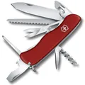 Victorinox Schweizer Taschenmesser Outrider, Swiss Army Knife, Multitool, 14 Funktionen, Feststellklinge, Schraubendreher