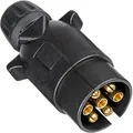 Hochwertiger 7-poliger Anhängerstecker für Wohnwagen und Boote - 12V