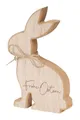 Levandeo® Osterhase, Osterhase Frohe Ostern Deko Hase H20cm MDF Holz Natur Figur Tischdeko