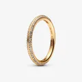 Pandora Me 169679C01 Pavé-Ring Damen Styling Zirkonia 14k Vergoldet Gr. 52