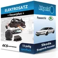 ECS E-Satz 13polig fahrzeugspezifisch passend für Skoda Superb Kombi NEU