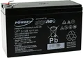 Powery Blei-Gel Akku 12V 7,2Ah 12V 7,2Ah/86Wh Lead-Acid Schwarz