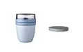 Mepal - Lunchpot Switch Ellipse - mach aus deinem Lunchpot einen Snackpot - Praktischer Müslibecher - Geeignet für Tiefkühler, Mikrowelle & Spülmachine - Nordic Blue