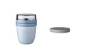 Mepal | Lunchpot Switch Ellipse | wandelbarer Snack- und Müslibecher | Nordic Bl