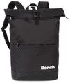 Ragusa-Trade Bench Classic Rolltop Rucksack Damen & Herren, Daypack, Backpack, 47 x 30 x 14 cm, 19 L Volumen, schwarz