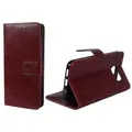 Samsung Galaxy S7 Edge Handyhülle Bookcover Braun