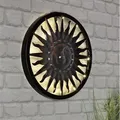 HI Solar LED Deko-Licht Sonne 40 x 4 cm - Braun